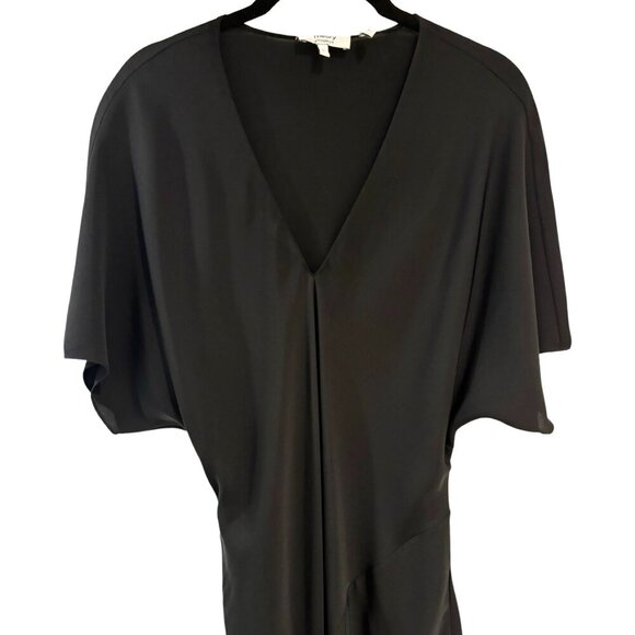 NWOT Theory Bias-Cut Dress in Silk Georgette, Black, Size Small - Picture 3 of 6